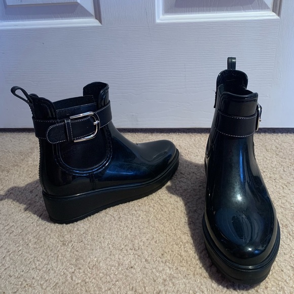 Classic black short rain boots - Picture 3 of 4